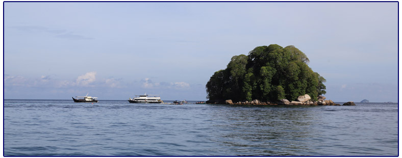 Pulau Ringgis voor het Berjaya Tioman Beach Resort